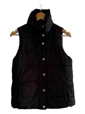 Black Puffer Vest Gorpcore Minimal Layering Old Navy